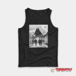 The Beatles vs Godzilla Tank Top