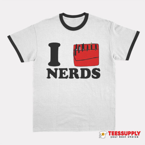 I Love Nerds Ariana Ringer T-Shirt