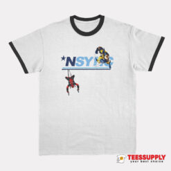 NSYNC Deadpool Wolverine Ringer T-Shirt