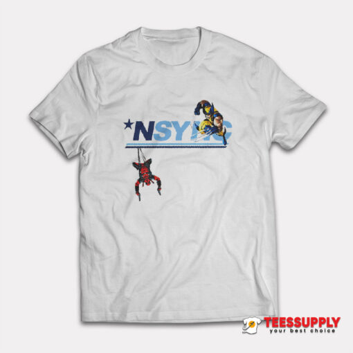 NSYNC Deadpool Wolverine T-Shirt