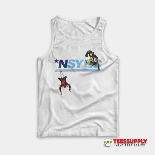 NSYNC Deadpool Wolverine Tank Top