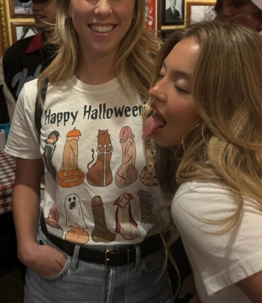 Sydney Sweeney Happy Halloween Penis T-Shirt