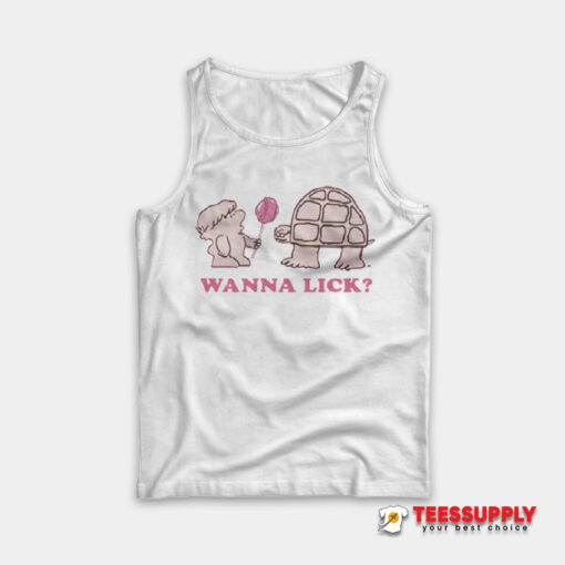 Wanna Lick Mr Turtle Tank Top