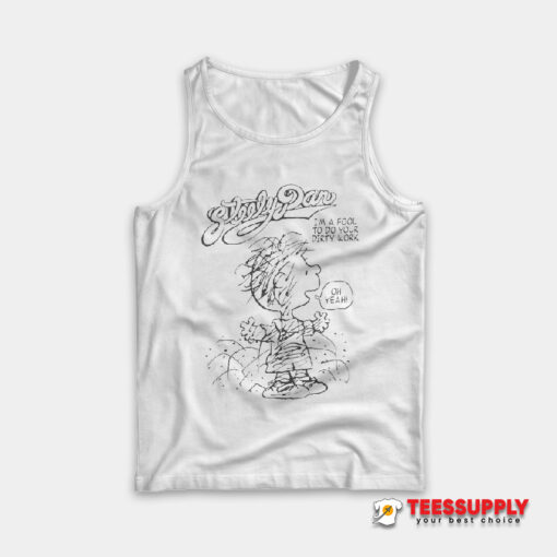 Charlie Brown Steely Dan Dirty Work Tank Top