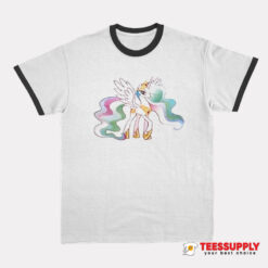 John Cena Princess Celestia My Little Pony Ringer T-Shirt