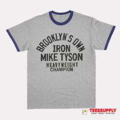 Brooklyn's Own Iron Mike Tyson Heavyweight Champion Ringer T-Shirt