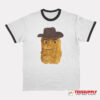 Cowboy Chicken Nugget Ringer T-Shirt