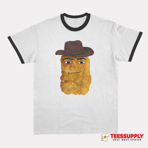 Cowboy Chicken Nugget Ringer T-Shirt