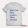 Heidi Klum New York Paris London Milan Amazon T-Shirt