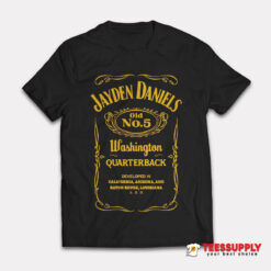 Jayden Daniels No 5 Washington Quarterback T-Shirt