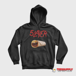 5 Layer Burrito Slayer Parody Logo Hoodie