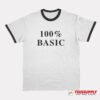 Basic Jennie Blackpink 100% Ringer T-Shirt