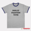 Emma Roberts Dolly Parton Tits Ringer T-Shirt