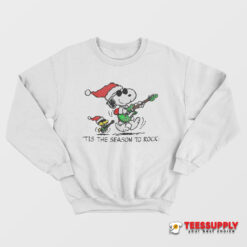 Peanuts Snoopy Tis The Season To Rock Sweatshirt