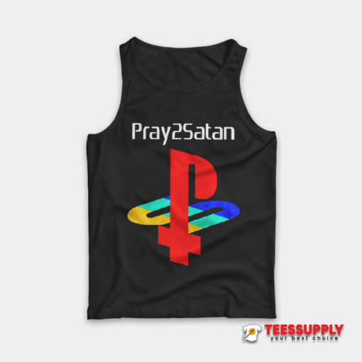 Playstation Pray Satan Tank Top