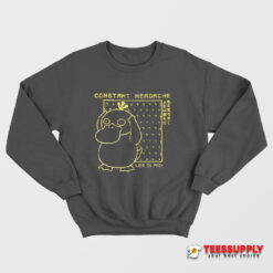 Psyduck Constant Headache Life Is Pain Sweatshirt