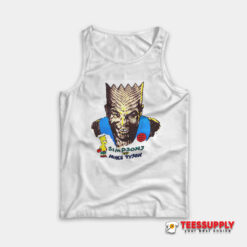 Simpsons VS Mike Tyson Tank Top