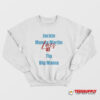 Jackie Money Martin Laces At Tip Big Mama Sweatshirt