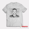 Thug Life Justin Timberlake Mugshot T-Shirt