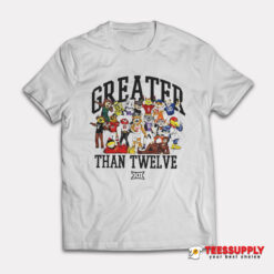 Big 12 Mascots Family Greater Than Twelve T-Shirt