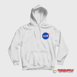 Cum NASA Logo Parody Hoodie