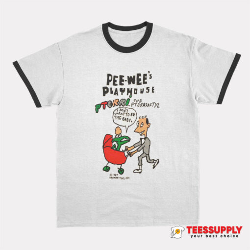 Pee Wee's Playhouse Pterri Ringer T-Shirt