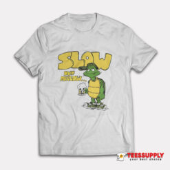 Vintage Retro 70s Turtle Beer Slow But Mellow T-Shirt