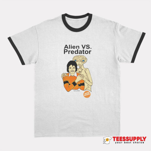 Alien Vs Predator Michael Jackson Et Ringer T-Shirt